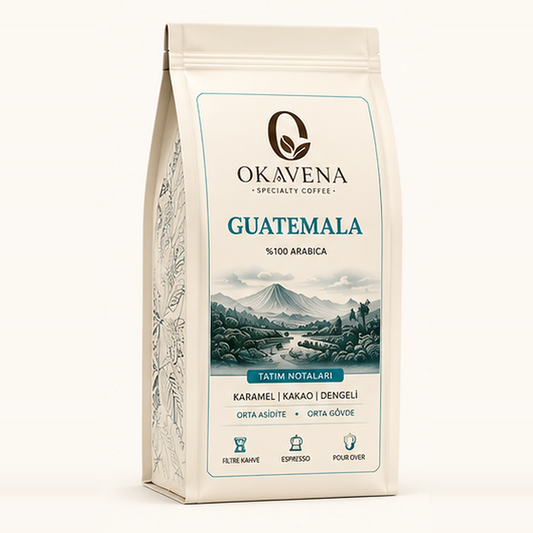 OKAVENA Guatemala kahve paketi açık renk