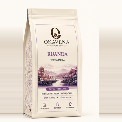 OKAVENA Ruanda kahve paketi açık renk